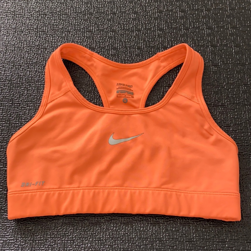 Nike Dri-Fit Orange Sports Bra